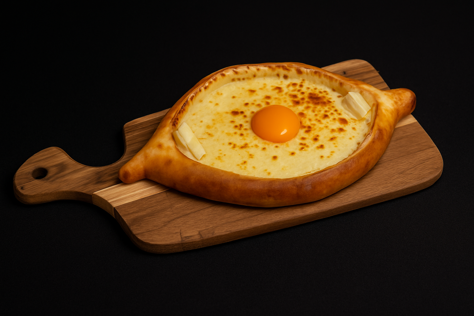 Chaczapuri adżaruli na desce