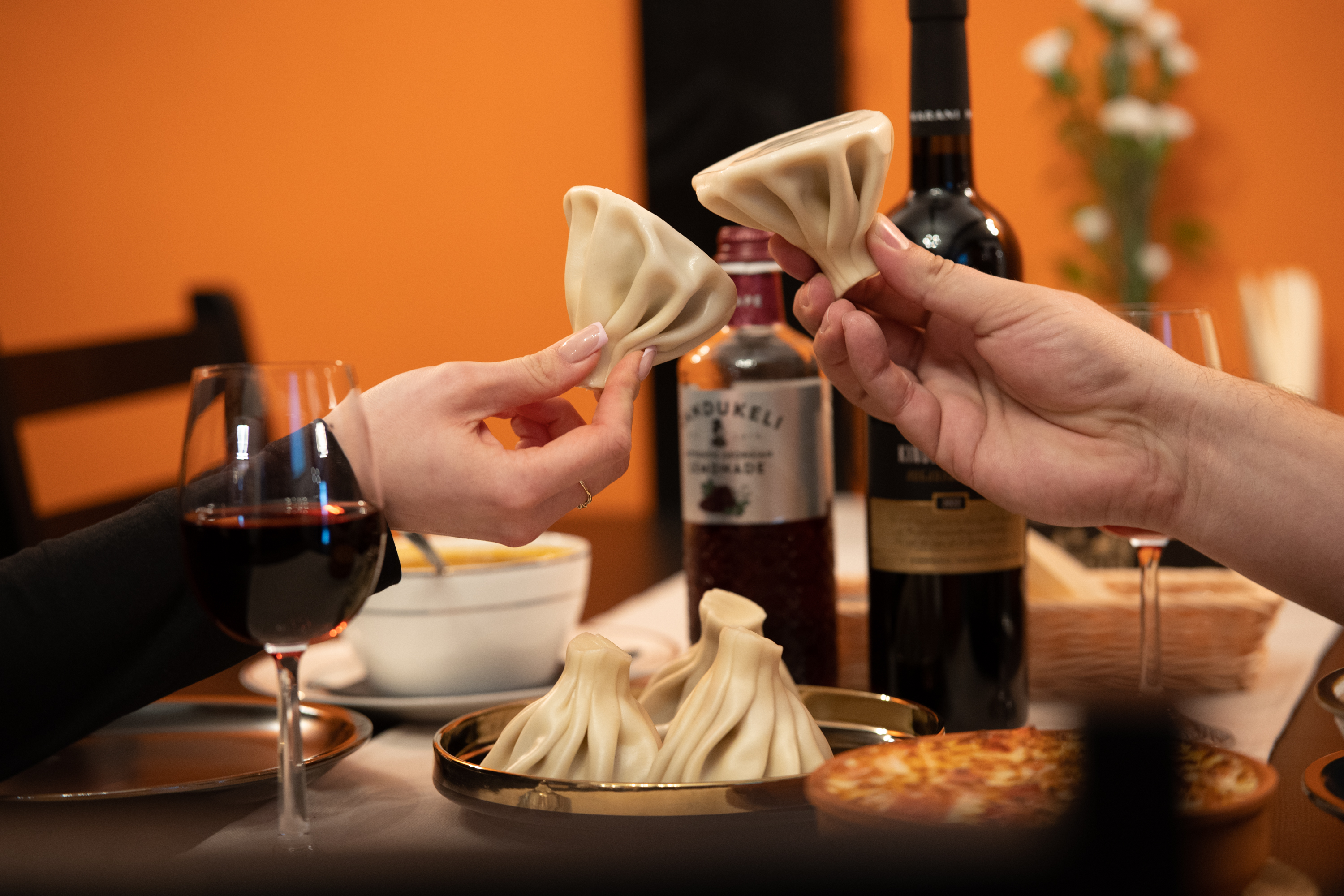 Bar z winami i napojami w Tbilisi